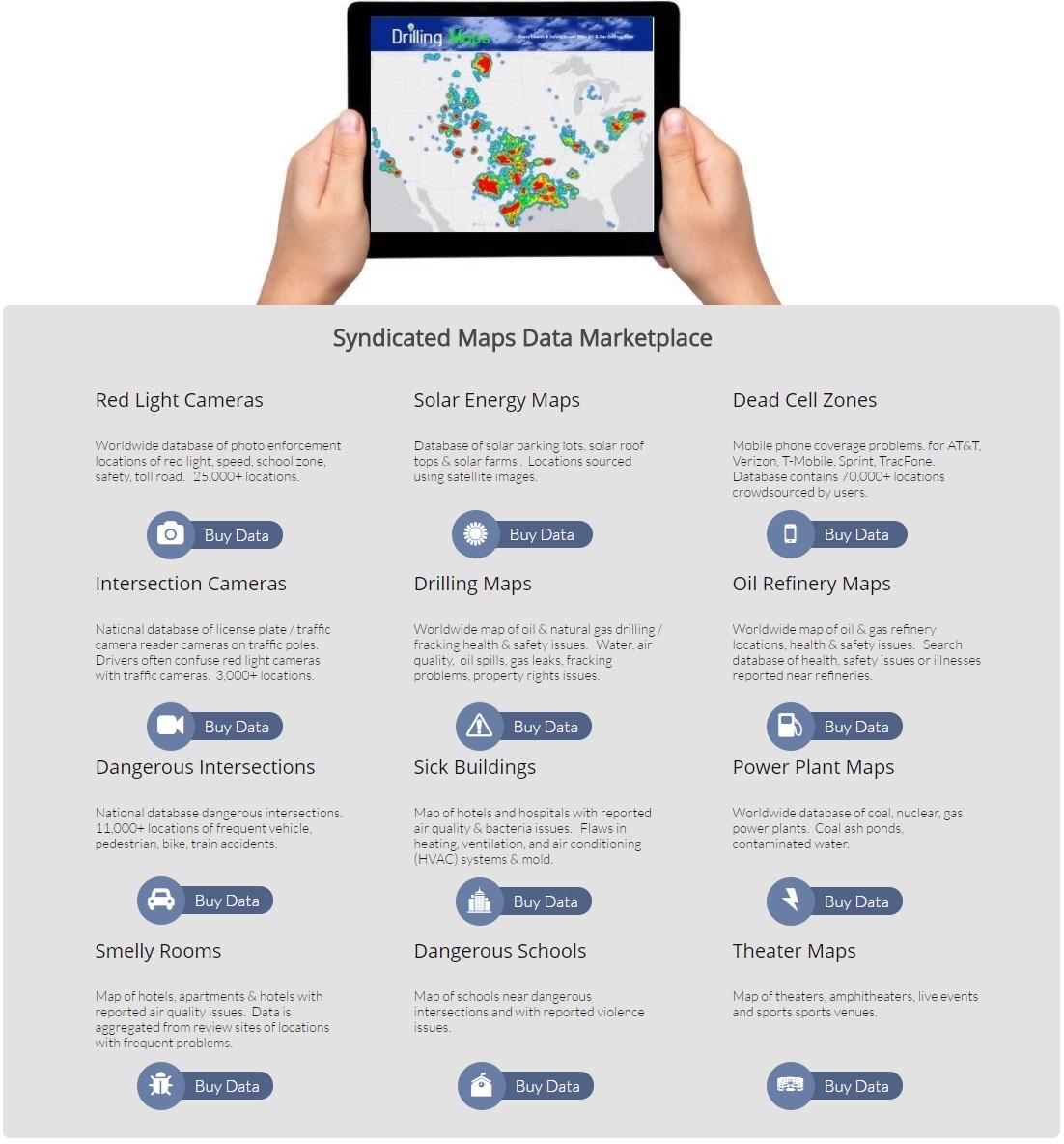Drilling Maps Syndicated Maps Data Marketplace